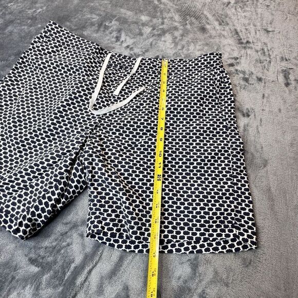 J Crew Swim Trunks Men 36 Blue White Lightweight Board Shorts Swim Wear Nautical - Picture 10 of 12